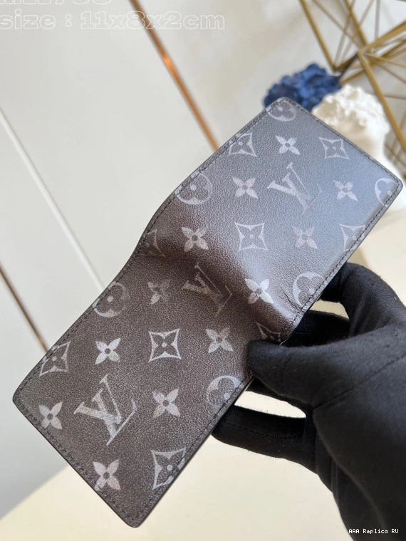 Aaa replica bags WALLET-11*8.5*2CM LOUIS SLENDER VUITTON 0809